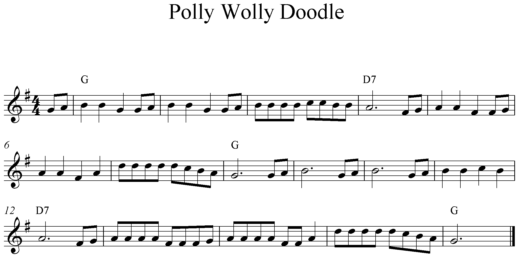 Polly Wolly Doodle